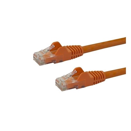 Ezgeneration 1 ft. Cat6 Ethernet Patch Cable with Snagless, Orange EZ332436